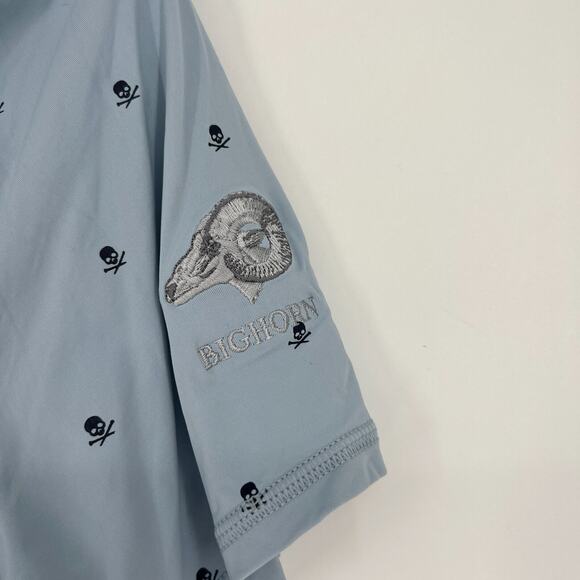 G Fore Top Womens S Blue Skull Crossbones Golf Athleisure Tech Performance - Picture 4 of 8